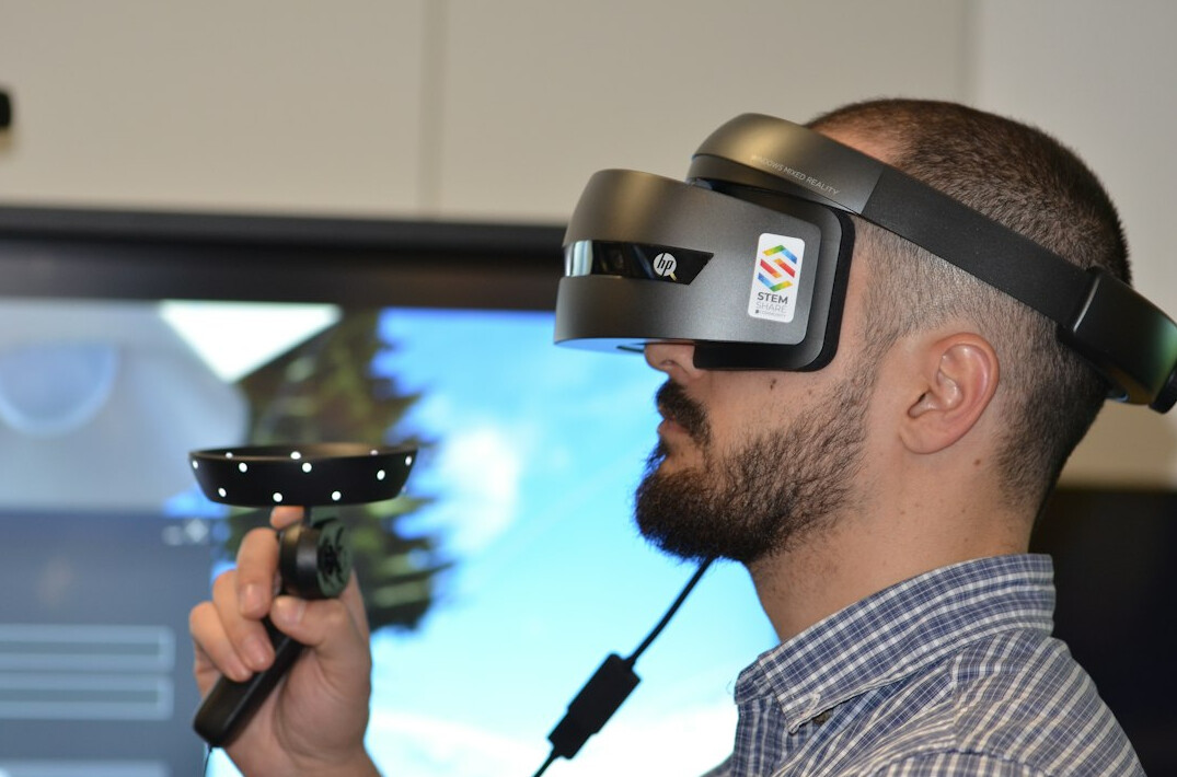 virtual reality rehab session