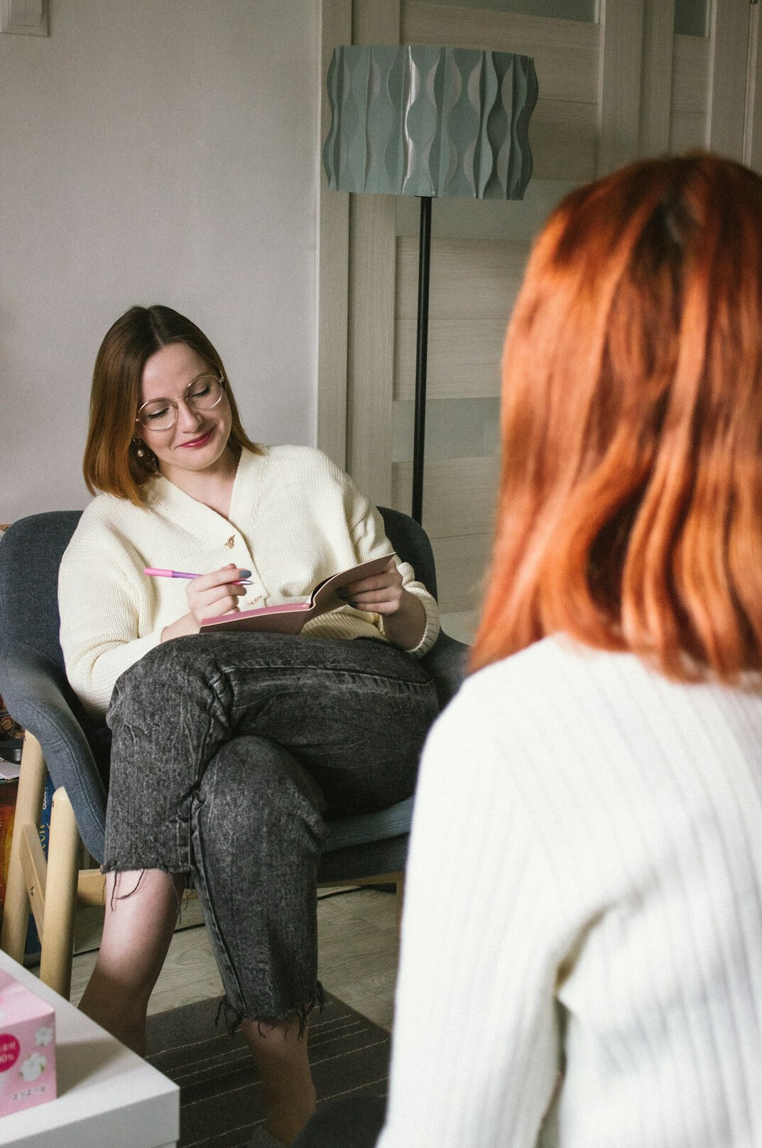 team of therapists discussing