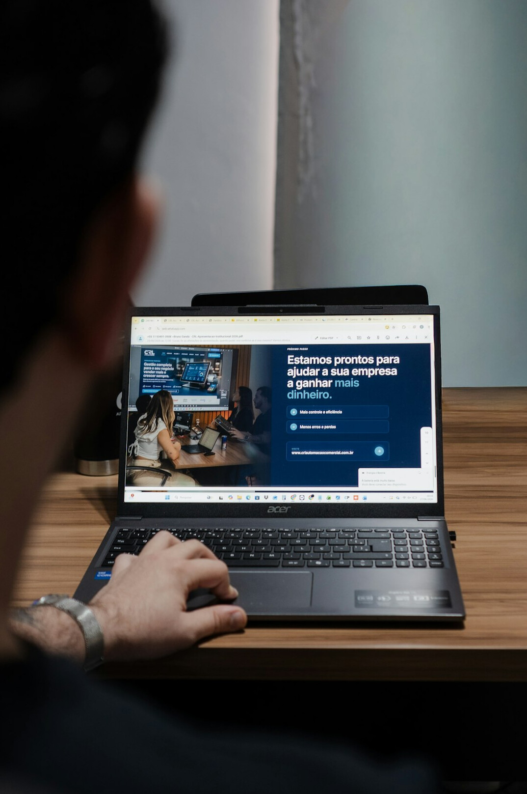 online medical course laptop
